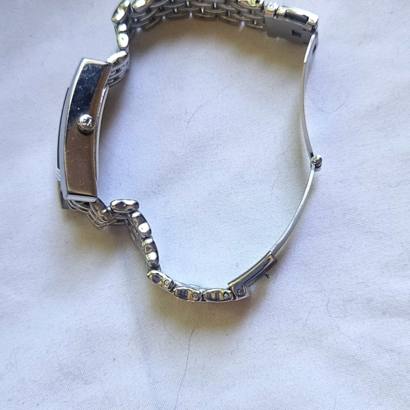 New Emporio Armani Silver Bracelet Watch Adjustable AR0102 Black Gift Box - Picture 3 of 8